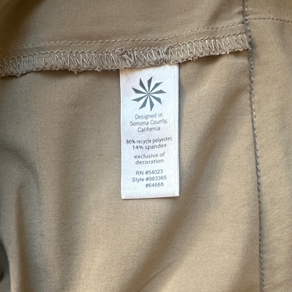 Athleta Everyday Tan Skort sz 14 - Picture 4 of 6
